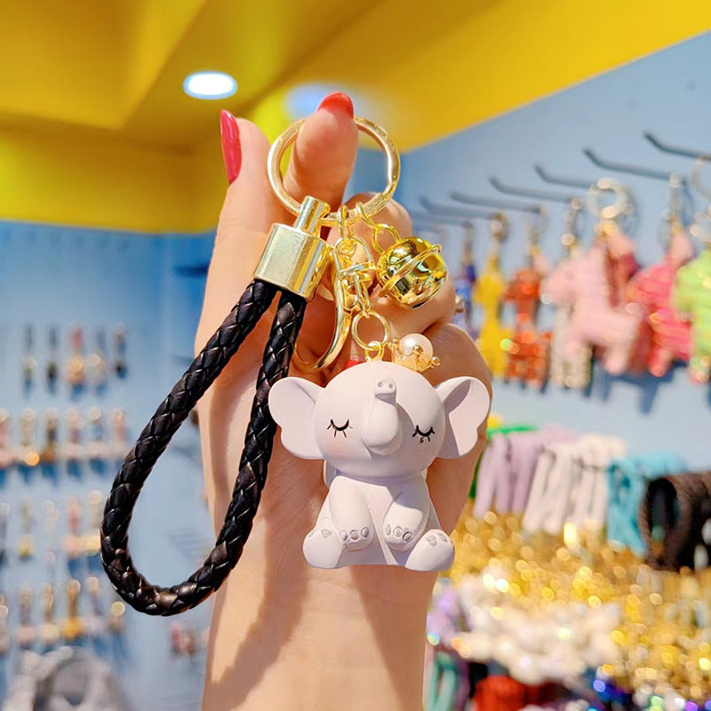Wholesale Resin Crown Dumbo Keychain